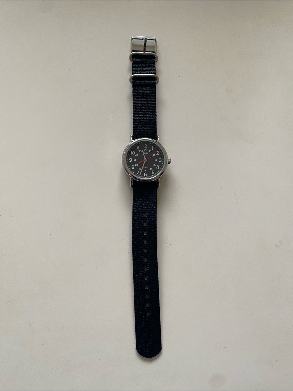 Timex Men's Black Field Watch Strap Jacket Style - Unbranded